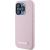 Karl Lagerfeld KLHMP15LPGMSRPP Hardcase FW Metal Plate MagSafe Aizsargapvalks priekš iPhone 15 Pro 6.1" / rozā Neoriģinālie Maciņi