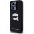 Karl Lagerfeld KLHMP15LSKHPPLK Silicone Karl Head Print Magsafe Aizsargapvalks priekš iPhone 15 Pro 6.1" / melns Neoriģinālie Maciņi