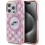Karl Lagerfeld KLHMP15LHMCKMHP IML Monogram Karl&Choupette Head MagSafe Aizsargapvalks priekš iPhone 15 Pro 6.1" / rozā Neoriģinālie Maciņi
