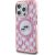 Karl Lagerfeld KLHMP15LHMCKMHP IML Monogram Karl&Choupette Head MagSafe Aizsargapvalks priekš iPhone 15 Pro 6.1" / rozā Neoriģinālie Maciņi