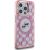 Karl Lagerfeld KLHMP15LHMCKMHP IML Monogram Karl&Choupette Head MagSafe Aizsargapvalks priekš iPhone 15 Pro 6.1" / rozā Neoriģinālie Maciņi