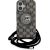 Karl Lagerfeld KLHMP16SHCKCKLCK Hardcase IML Crossbody Monogram Karl & Chou Aizsargapvalks priekš iPhone 16 6.1" / melns Neoriģinālie Maciņi