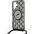 Karl Lagerfeld KLHMP16SHCKCKLCK Hardcase IML Crossbody Monogram Karl & Chou Aizsargapvalks priekš iPhone 16 6.1" / melns Neoriģinālie Maciņi