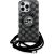 Karl Lagerfeld KLHMP16LHCKCKLCK Aizsargapvalks priekš iPhone 16 Pro 6.3" Hardcase IML Crossbody Monogram Karl & Chou / melns Neoriģinālie Maciņi
