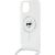 Karl Lagerfeld KLHMP14SHCCHNT Hardcase IML Choupette Head & Cord Aizsargapvalks priekš iPhone 14/13/15 6.1" / caurspīdīgs Neoriģinālie Maciņi