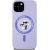 Karl Lagerfeld KLHMP15SSCMKCRHU Silicone Karl&Choupette Heads Ring Aizsargapvalks priekš iPhone 15 6.1" / violets Neoriģinālie Maciņi