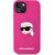 Karl Lagerfeld KLHMP15SSKHPPLF Aizsargapvalks priekš iPhone 15 6.1" / fuksijas Neoriģinālie Maciņi