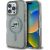 Karl Lagerfeld KLHMP16LHLSKCK IML Metal Karl&Choupette Head Aizsargapvalks priekš iPhone 16 Pro 6.3" / melns Neoriģinālie Maciņi
