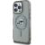 Karl Lagerfeld KLHMP16LHLSKCK IML Metal Karl&Choupette Head Aizsargapvalks priekš iPhone 16 Pro 6.3" / melns Neoriģinālie Maciņi