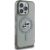 Karl Lagerfeld KLHMP16LHLSKCK IML Metal Karl&Choupette Head Aizsargapvalks priekš iPhone 16 Pro 6.3" / melns Neoriģinālie Maciņi