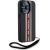 Karl Lagerfeld Saffiano Athleisure Stripes Cord Aizsargapvalks priekš iPhone 15 Pro / sarkans Neoriģinālie Maciņi