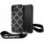 Karl Lagerfeld KLHCN61SAKLMBSK Aizsargapvalks priekš iPhone 11/Xr 6.1" Monogram Losange Saffiano / melns Neoriģinālie Maciņi
