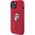 Case Karl Lagerfeld Silicone Karl&Choupette Heads Ring MagSafe Aizsargapvalks priekš iPhone 15 / sarkans Neoriģinālie Maciņi