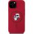Case Karl Lagerfeld Silicone Karl&Choupette Heads Ring MagSafe Aizsargapvalks priekš iPhone 15 / sarkans Neoriģinālie Maciņi
