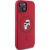 Case Karl Lagerfeld Silicone Karl&Choupette Heads Ring MagSafe Aizsargapvalks priekš iPhone 15 / sarkans Neoriģinālie Maciņi