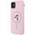 Karl Lagerfeld Silicone Karl&Choupette MagSafe Case Aizsargapvalks priekš iPhone 11 / rozā Neoriģinālie Maciņi