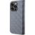 Karl Lagerfeld KLBKP14XSAKLHPG Saffiano Monogram Book Case Aizsargapvalks priekš iPhone 14 Pro Max 6.7" / sudraba Neoriģinālie Maciņi