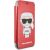 Karl Lagerfeld KLFLBKPXKSCORE Karl Space Cosmonaut Planšetdatoru maciņš priekš iPhone X/XS / sarkans Neoriģinālie Maciņi