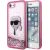 Karl Lagerfeld KLHCI8LNKHCP Hardcase Glitter Karl Head Aizsargapvalks priekš iPhone 7/8/SE 2020 / SE 2022 / rozā Neoriģinālie Maciņi