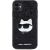 Karl Lagerfeld KLHCN61G2CPK Hardcase Glitter Choupette Patch Aizsargapvalks priekš iPhone 11 / Xr 6.1" / melns Neoriģinālie Maciņi
