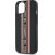 Karl Lagerfeld Saffiano Athleisure Stripes Cord Aizsargapvalks priekš iPhone 15 / sarkans Neoriģinālie Maciņi
