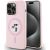 Karl Lagerfeld Silicone Karl&Choupette MagSafe Case Aizsargapvalks priekš iPhone 14 Pro Max / rozā Neoriģinālie Maciņi
