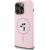 Karl Lagerfeld Silicone Karl&Choupette MagSafe Case Aizsargapvalks priekš iPhone 14 Pro Max / rozā Neoriģinālie Maciņi