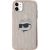 Karl Lagerfeld KLHCN61HKLPCHP Hardcase IML Choupette Head & Monogram Aizsargapvalks priekš iPhone 11 / Xr 6.1" / rozā Neoriģinālie Maciņi