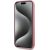 Case Karl Lagerfeld Wrinkled Metal Signature Aizsargapvalks priekš iPhone 15 / rozā Neoriģinālie Maciņi