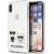 Karl Lagerfeld KLHCI65CKTR Aizsargapvalks priekš iPhone Xs Max / caurspīdīgs Neoriģinālie Maciņi