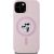 Karl Lagerfeld Silicone Karl&Choupette MagSafe Case Aizsargapvalks priekš iPhone 15 Plus / rozā Neoriģinālie Maciņi