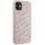 Karl Lagerfeld KLHCN61PQKPMP Aizsargapvalks priekš iPhone 11 / Xr 6.1" / rozā Quilted K Pattern Neoriģinālie Maciņi