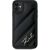 Karl Lagerfeld KLHCN61PQDSMGK Diagonal Quilted Script Aizsargapvalks priekš iPhone 11 / Xr 6.1" / melns Neoriģinālie Maciņi