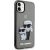 Karl Lagerfeld KLHCN61HNKCTGK Aizsargapvalks priekš iPhone 11/XR 6,1" / melns Neoriģinālie Maciņi
