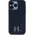 Karl Lagerfeld Silicone Shadow Metal Initial MagSafe Aizsargapvalks priekš iPhone 15 Pro Max / melns Neoriģinālie Maciņi