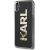 Karl Lagerfeld KLHCI65KAGBK Karl logo Glitter Aizsargapvalks priekš iPhone Xs Max / melns Neoriģinālie Maciņi