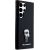 Karl Lagerfeld KLHCS23LSMHKNPK Silicone Ikonik Metal Pin Aizsargapvalks priekš Samsung Galaxy S23 Ultra S918 / melns Neoriģinālie Maciņi