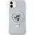 Karl Lagerfeld KLHMN61HMRSKCH hardcase Ring Stand Karl&Choupette Mag Aizsargapvalks priekš iPhone 11/Xr 6.1" / balts Neoriģinālie Maciņi