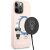 Karl Lagerfeld KLHMP13LSSKCI Silicone Ikonik Aizsargapvalks priekš iPhone 13 Pro / 13 6,1" / gaiši rozā Neoriģinālie Maciņi