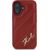 Karl Lagerfeld KLHCP16SPQDSMGR Quilted Signature Aizsargapvalks priekš iPhone 16 6.1" / sarkans Neoriģinālie Maciņi