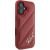 Karl Lagerfeld KLHCP16SPQDSMGR Quilted Signature Aizsargapvalks priekš iPhone 16 6.1" / sarkans Neoriģinālie Maciņi