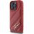 Karl Lagerfeld KLHCP16LPQDSMGR Quilted Signature Aizsargapvalks priekš iPhone 16 Pro 6.3" / sarkans Neoriģinālie Maciņi