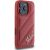 Karl Lagerfeld KLHCP16LPQDSMGR Quilted Signature Aizsargapvalks priekš iPhone 16 Pro 6.3" / sarkans Neoriģinālie Maciņi