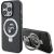 Karl Lagerfeld KLHMP14LHMRSKCK Ring Stand Hardcase Aizsargapvalks priekš iPhone 14 Pro 6.1" / melns Neoriģinālie Maciņi