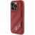 Karl Lagerfeld KLHCP15XPQDSMGR Diagonal Quilted Script Aizsargapvalks priekš iPhone 15 Pro Max 6.7" / sarkans Neoriģinālie Maciņi