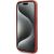 Karl Lagerfeld KLHCP15XPQDSMGR Diagonal Quilted Script Aizsargapvalks priekš iPhone 15 Pro Max 6.7" / sarkans Neoriģinālie Maciņi