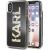 Karl Lagerfeld KLHCPXKAGBK Aizsargapvalks priekš iPhone X/Xs / melns Neoriģinālie Maciņi