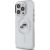 Karl Lagerfeld KLHMP14LHLSKCH Hardcase IML Metal Karl&Choupette Head MageSaf Aizsargapvalks priekš iPhone 14 Pro 6.1" / balts Neoriģinālie Maciņi