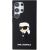 Karl Lagerfeld KLHCS24L3DRKINK 3D Rubber Ikonik Hardcase Aizsargapvalks priekš Samsung Galaxy S24 Ultra S928 / melns Neoriģinālie Maciņi