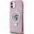Karl Lagerfeld KLHMN61HMRSKCP Hardcase Ring Stand Karl&Choupette Mag Aizsargapvalks priekš iPhone 11/XR 6.1" / rozā Neoriģinālie Maciņi